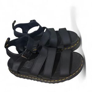 Dr Martens Blaire Womens Black Sandals Chunky Platforms